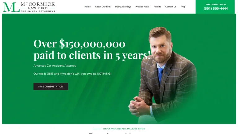 McCormick Law Firm - Little Rock, AR - Attorney in Little Rock