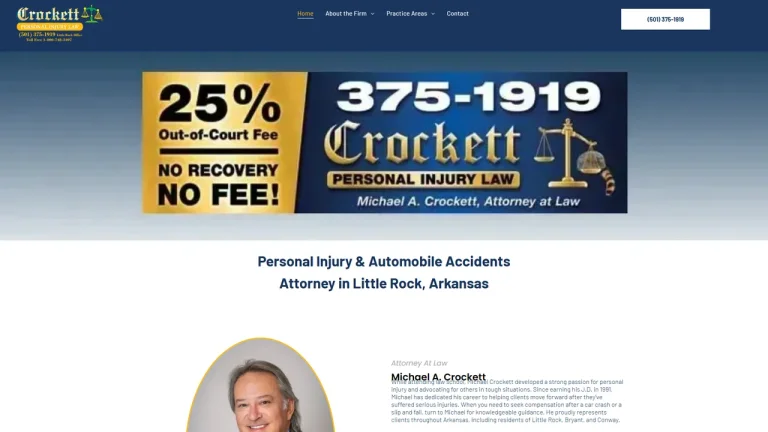 Crockett Law Firm - Little Rock, AR - Attorney in Little Rock
