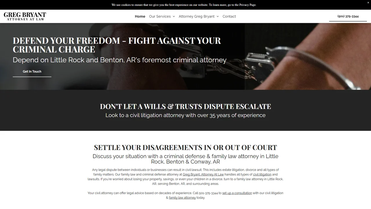 Greg Bryant, Attorney At Law - Little Rock, AR office in Little Rock, Arkansas