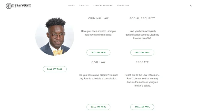 The Law Offices of J. Paul Coleman - Little Rock, AR - Attorney in Little Rock
