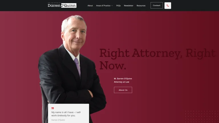 The Law Offices of Darren O'Quinn - Little Rock, AR - Attorney in Little Rock