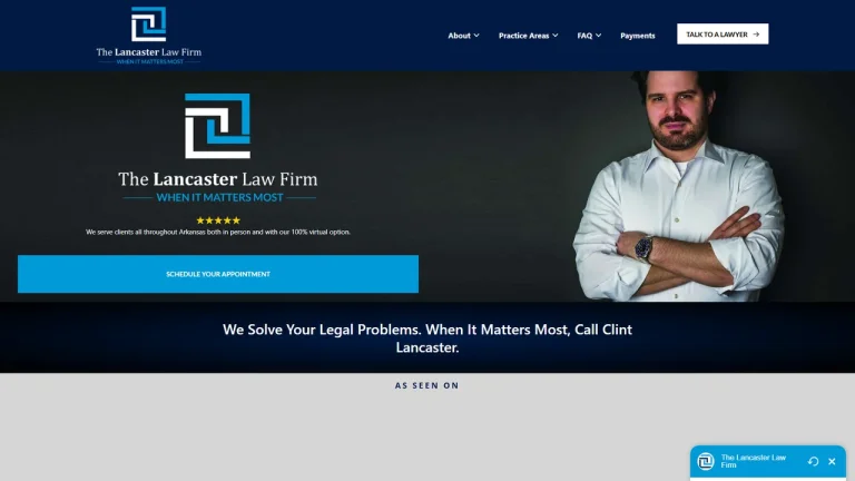 The Lancaster Law Firm, PLLC - Little Rock, AR - Attorney in Little Rock