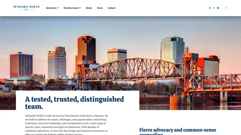 McDaniel Wolff, PLLC - Little Rock, AR - Attorney in Little Rock