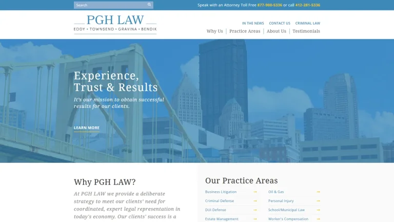 Eddy, Townsend, Gravina & Bendik - Pittsburgh, PA - Attorney in Pittsburgh