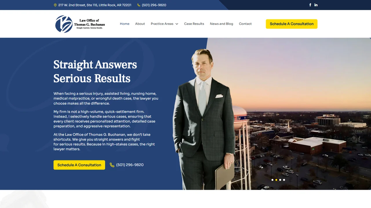 Law Office of Thomas G. Buchanan - Little Rock, AR office in Little Rock, Arkansas