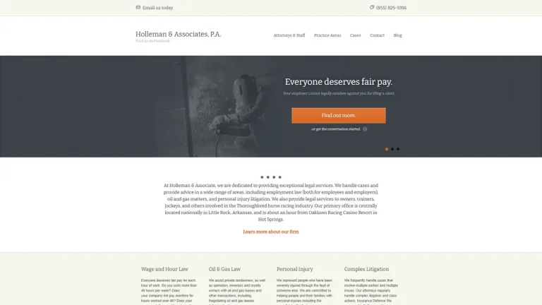 Holleman and Associates, P.A. - Little Rock, AR - Attorney in Little Rock