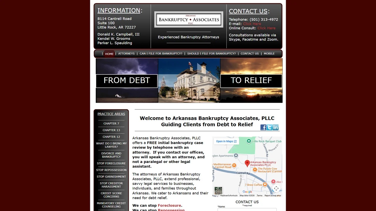 Arkansas Bankruptcy Associates PLLC - Little Rock, AR office in Little Rock, Arkansas