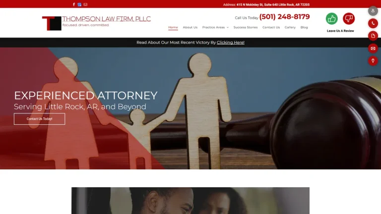 Thompson Law Firm, PLLC - Little Rock, AR - Attorney in Little Rock
