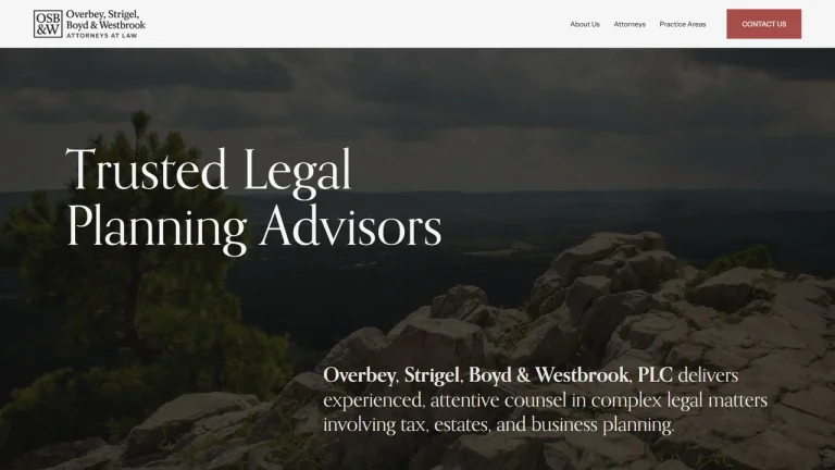 Overbey, Strigel, Boyd & Westbrook, PLC - Little Rock, AR - Attorney in Little Rock