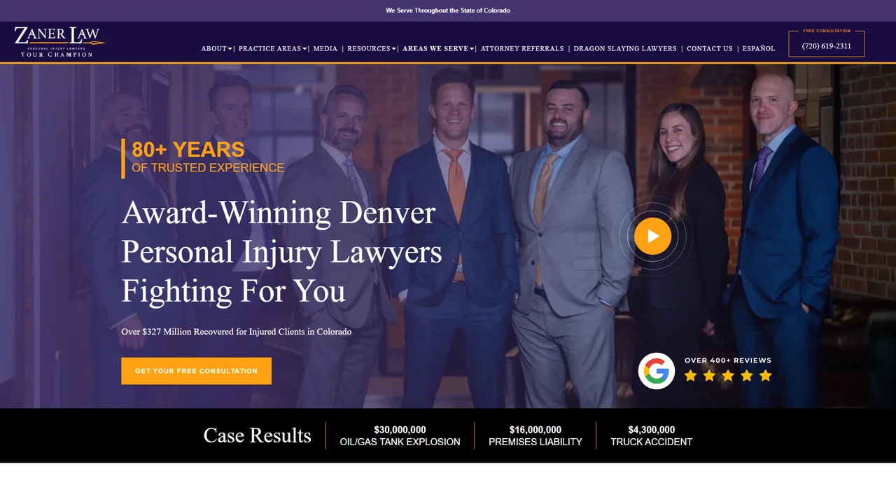 Zaner Law Personal Injury Lawyers - Denver, CO office in Denver, Colorado