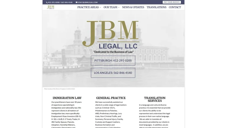 JBM Legal - Pittsburgh, PA - Attorney in Pittsburgh