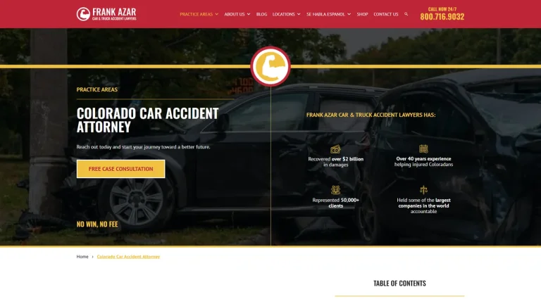 Frank Azar Car & Truck Accident Lawyers - Denver, CO - Attorney in Denver