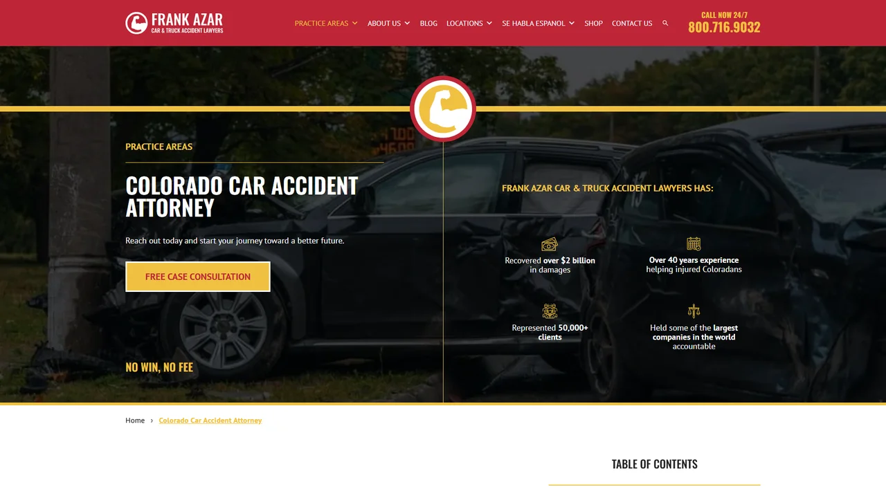 Frank Azar Car & Truck Accident Lawyers - Denver, CO office in Denver, Colorado