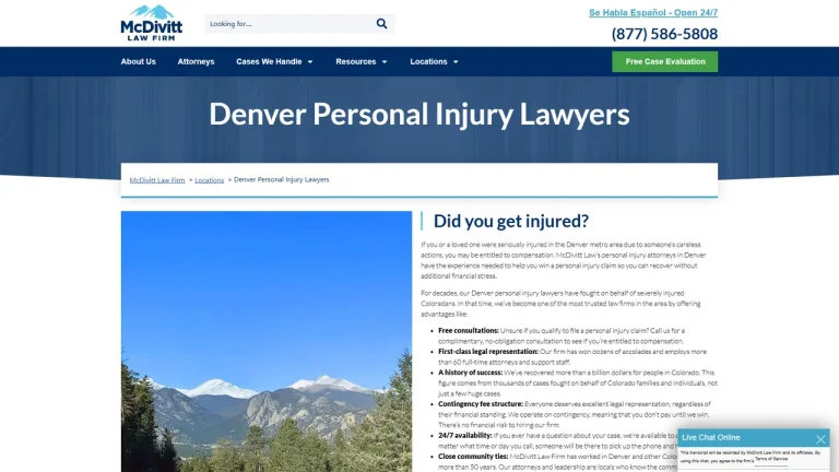 McDivitt Law Firm - Denver, CO - Attorney in Denver
