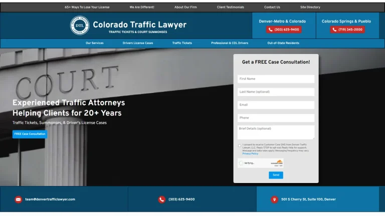 Denver Traffic Lawyer, LLC - Denver, CO - Attorney in Denver