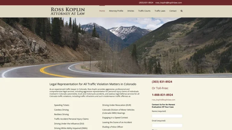 Ross Koplin Attorney At Law - Denver, CO - Attorney in Denver