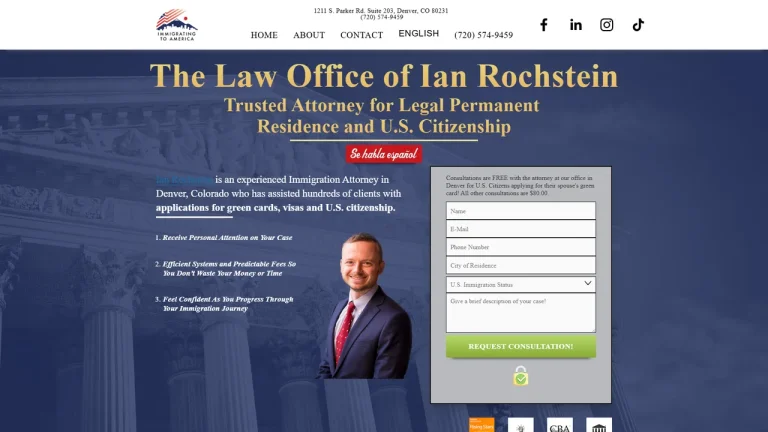 Immigration Attorney Ian Rochstein - Denver, CO - Attorney in Denver