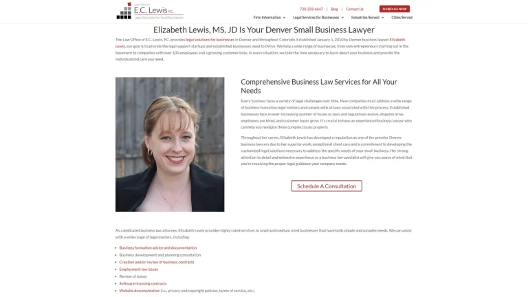 Law Office of E.C. Lewis, P.C. - Denver, CO - Attorney in Denver