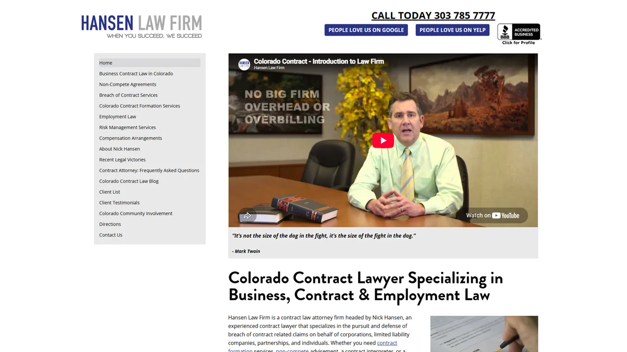 Hansen Law Firm, LLC - Denver, CO office in Denver, Colorado