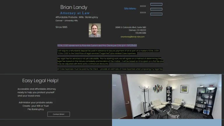 Brian Landy, Attorney at Law - Denver, CO - Attorney in Denver