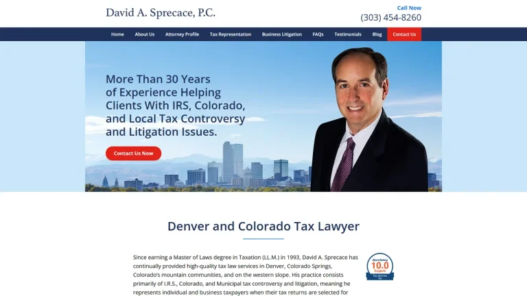 David A. Sprecace, P.C. - Denver, CO - Attorney in Denver