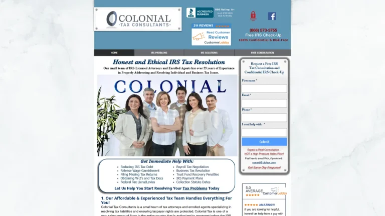 Colonial Tax Consultants - Denver, CO - Attorney in Denver