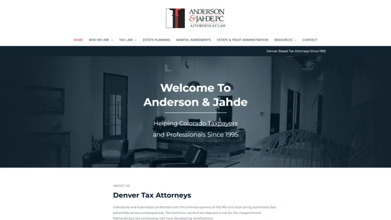 Anderson & Jahde, P.C. - Denver, CO - Attorney in Denver