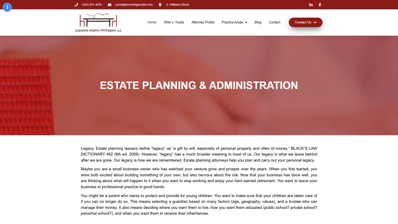 Suzanna Wasito Tiftickjian, LLC - Denver, CO office in Denver, Colorado