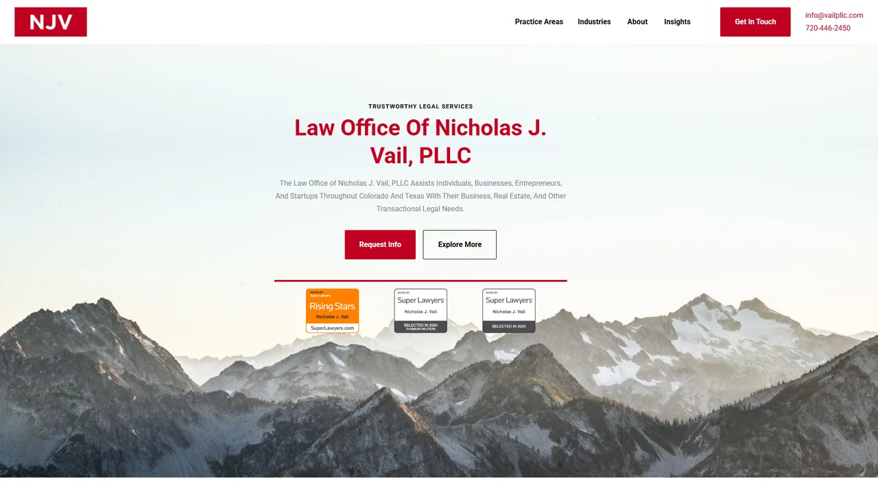 Law Office of Nicholas J. Vail, PLLC - Denver, CO office in Denver, Colorado