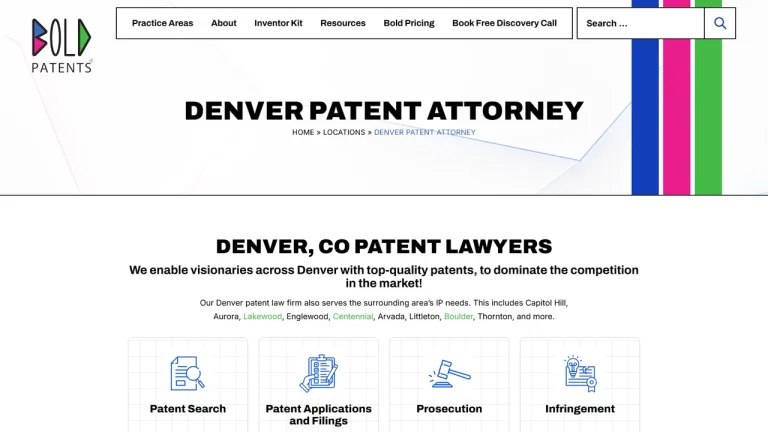 Bold Patents Law Firm - Denver, CO - Attorney in Denver