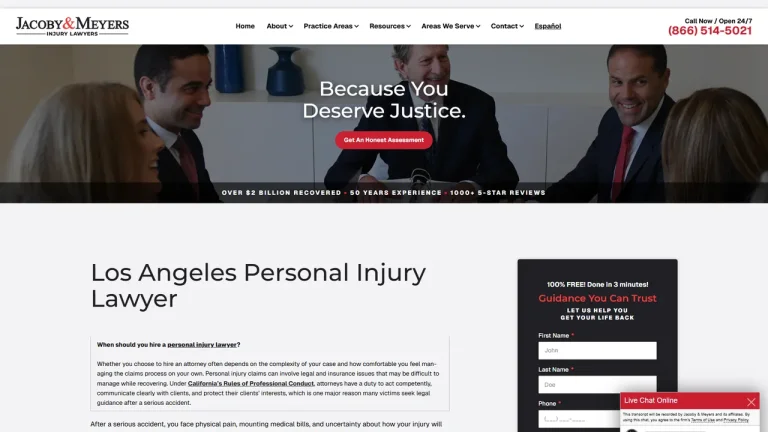 Jacoby & Meyers Accident & Injury Lawyers - Los Angeles, CA - Attorney in Los Angeles