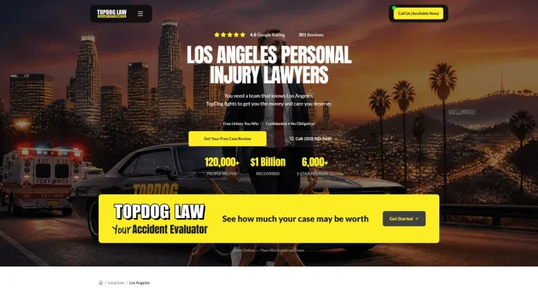 TopDog Law Personal Injury Lawyers - Los Angeles, CA - Attorney in Los Angeles