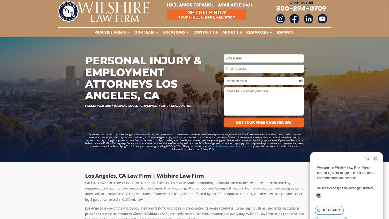 Wilshire Law Firm - Los Angeles, CA office in Los Angeles, California
