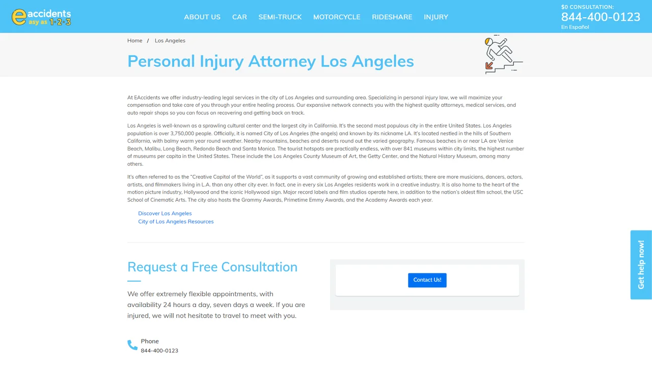 EAccidents - Los Angeles, CA office in Los Angeles, California