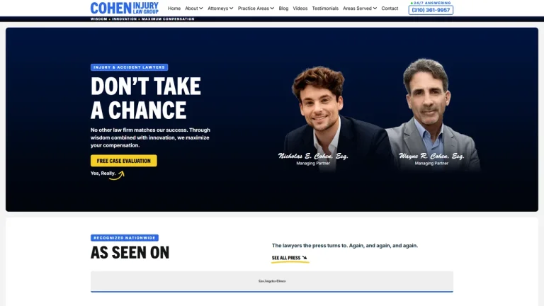 Cohen Injury Law Group - Los Angeles, CA - Attorney in Los Angeles