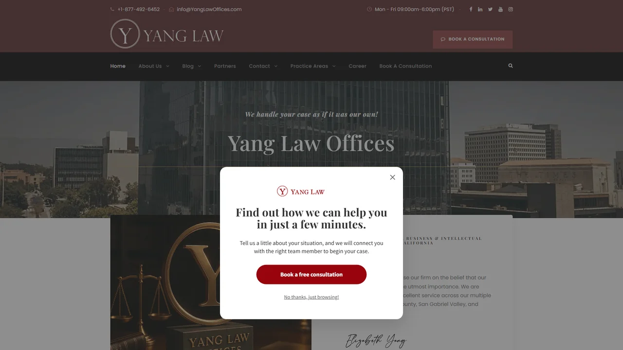 Yang Law Offices - Los Angeles, CA office in Los Angeles, California