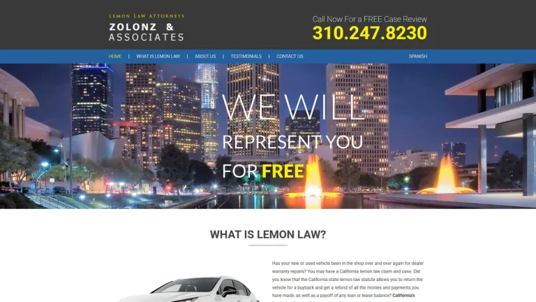 Lemon Law Attorneys Offices of Adam Zolonz, APC - Los Angeles, CA - Attorney in Los Angeles