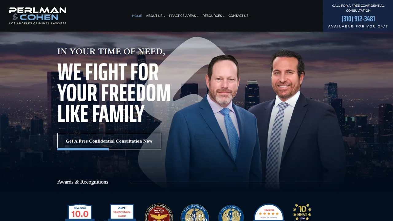 Perlman & Cohen Los Angeles Criminal Lawyers - Los Angeles, CA office in Los Angeles, California