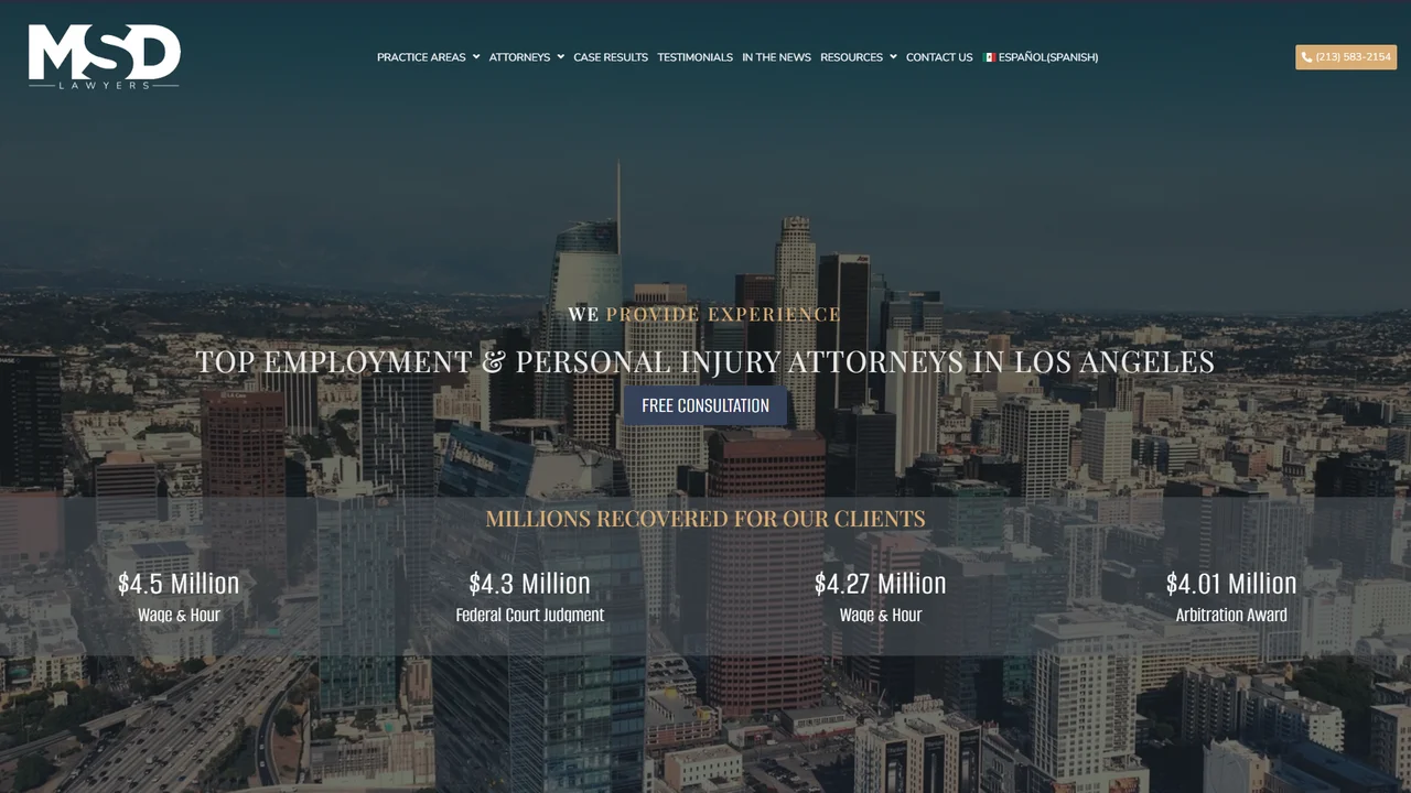 MSD Lawyers - Los Angeles, CA office in Los Angeles, California