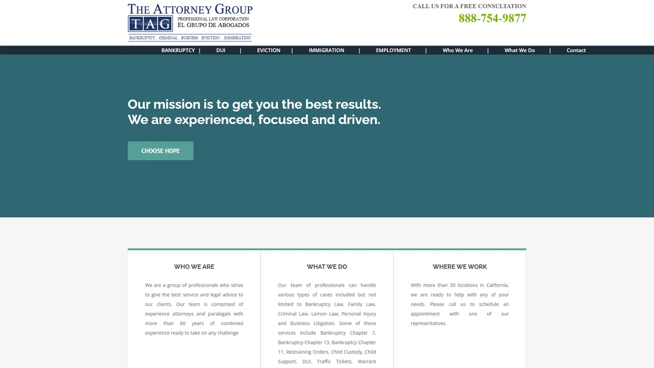 The Attorney Group - Los Angeles, CA office in Los Angeles, California