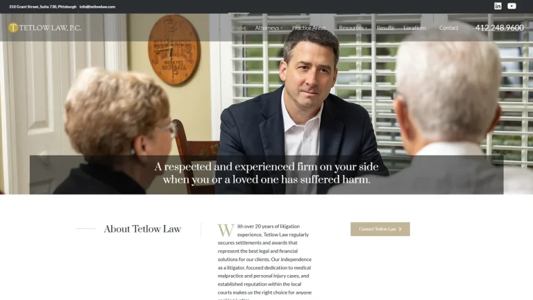 Tetlow Law, P.C. - Pittsburgh, PA - Attorney in Pittsburgh