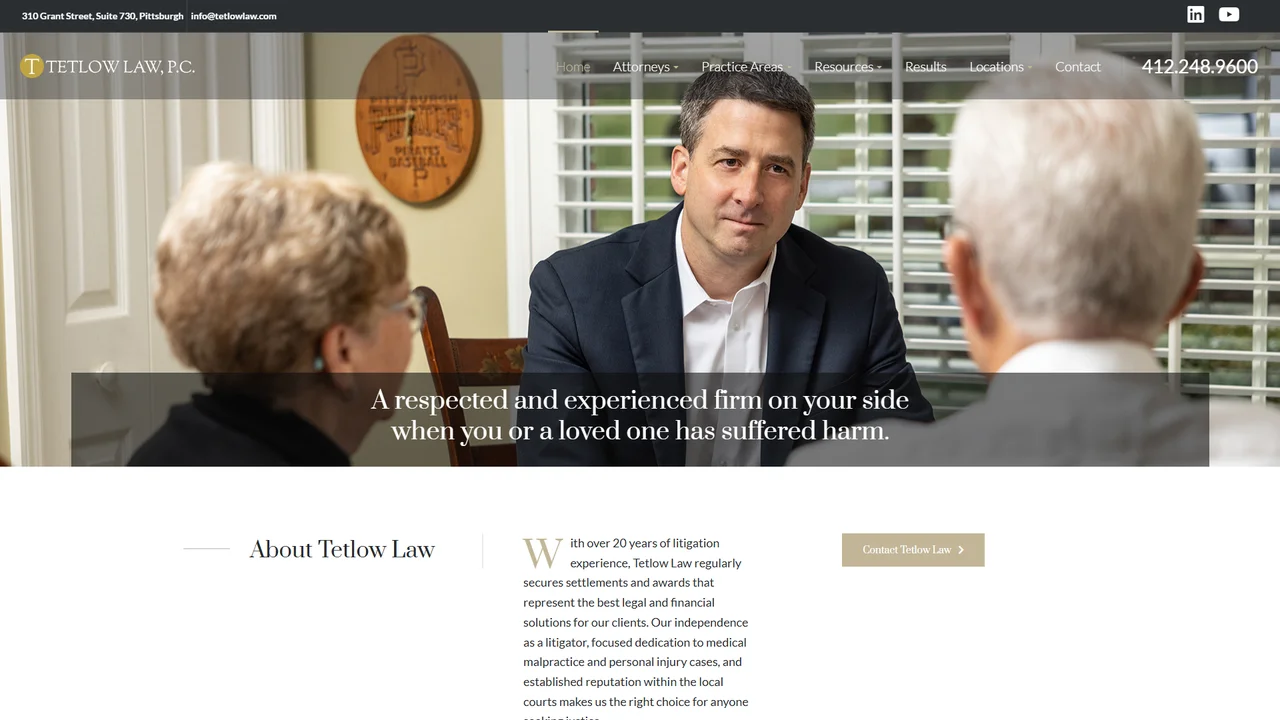 Tetlow Law, P.C. - Pittsburgh, PA office in Pittsburgh, Pennsylvania