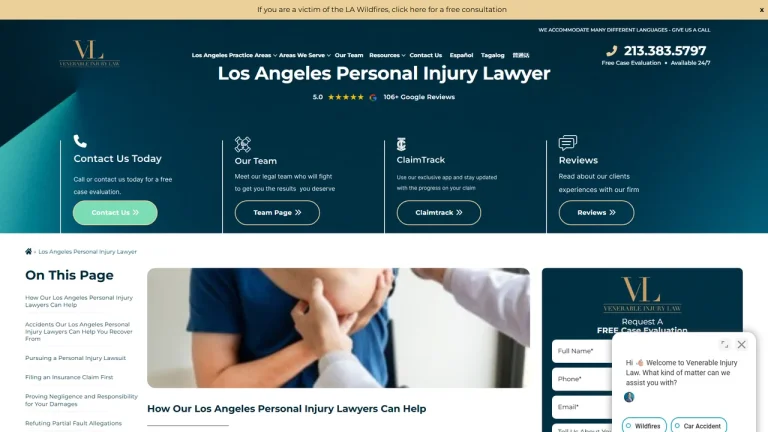 Venerable Injury Law - Los Angeles, CA - Attorney in Los Angeles