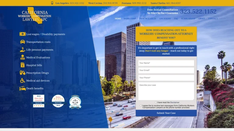 California Workers' Compensation Lawyers - Los Angeles, CA - Attorney in Los Angeles