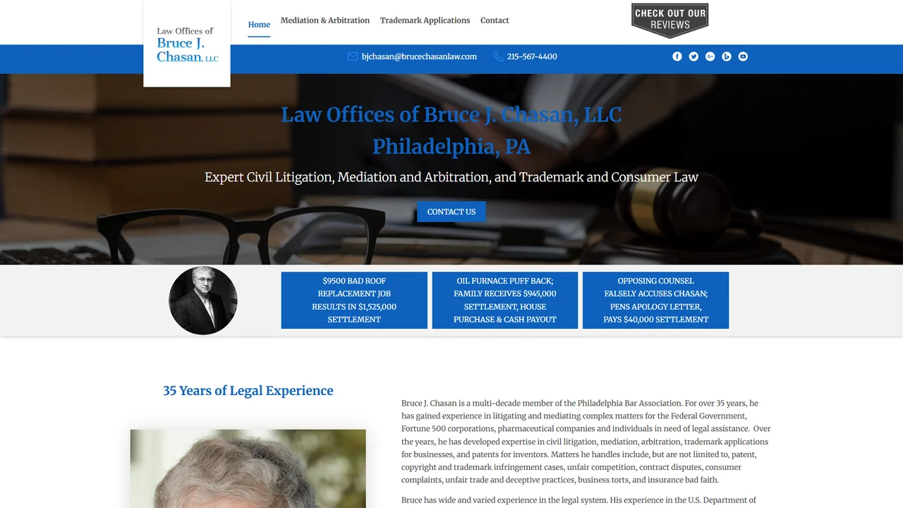 Law Offices of Bruce J. Chasan, LLC. - Philadelphia, PA office in Philadelphia, Pennsylvania