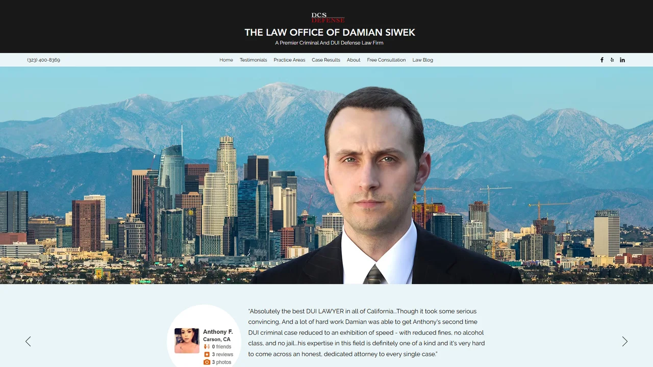 The Law Office Of Damian Siwek - Los Angeles, CA office in Los Angeles, California