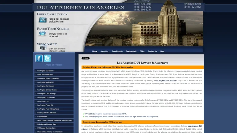 DUI Attorney Los Angeles - Los Angeles, CA - Attorney in Los Angeles