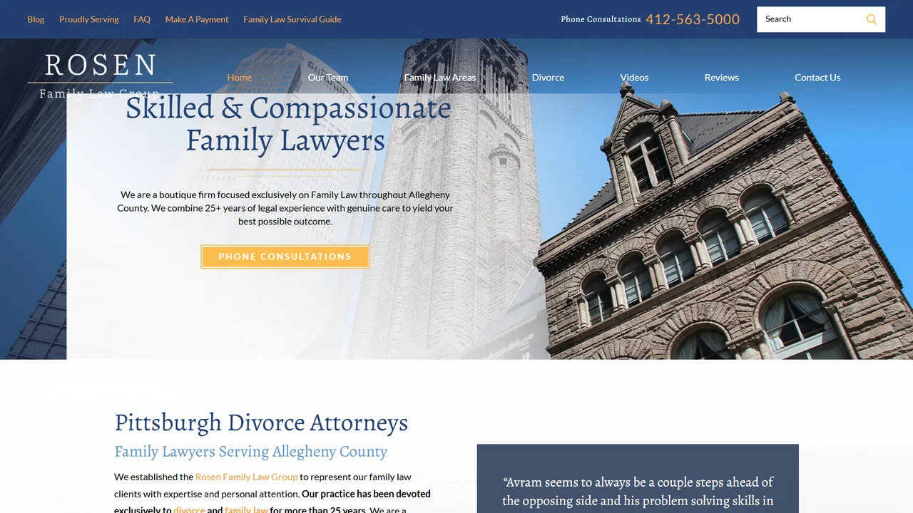 Rosen Family Law Group - Pittsburgh, PA office in Pittsburgh, Pennsylvania