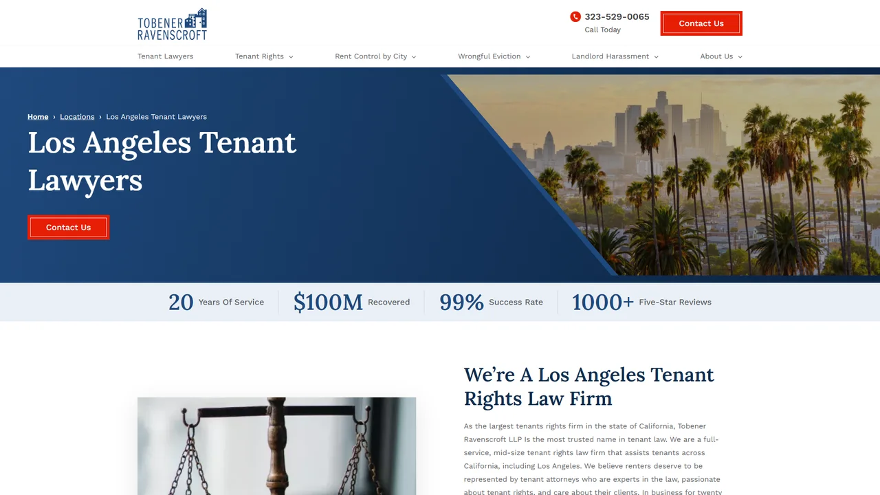 Tobener Ravenscroft - Los Angeles Tenant Lawyers - Los Angeles, CA office in Los Angeles, California