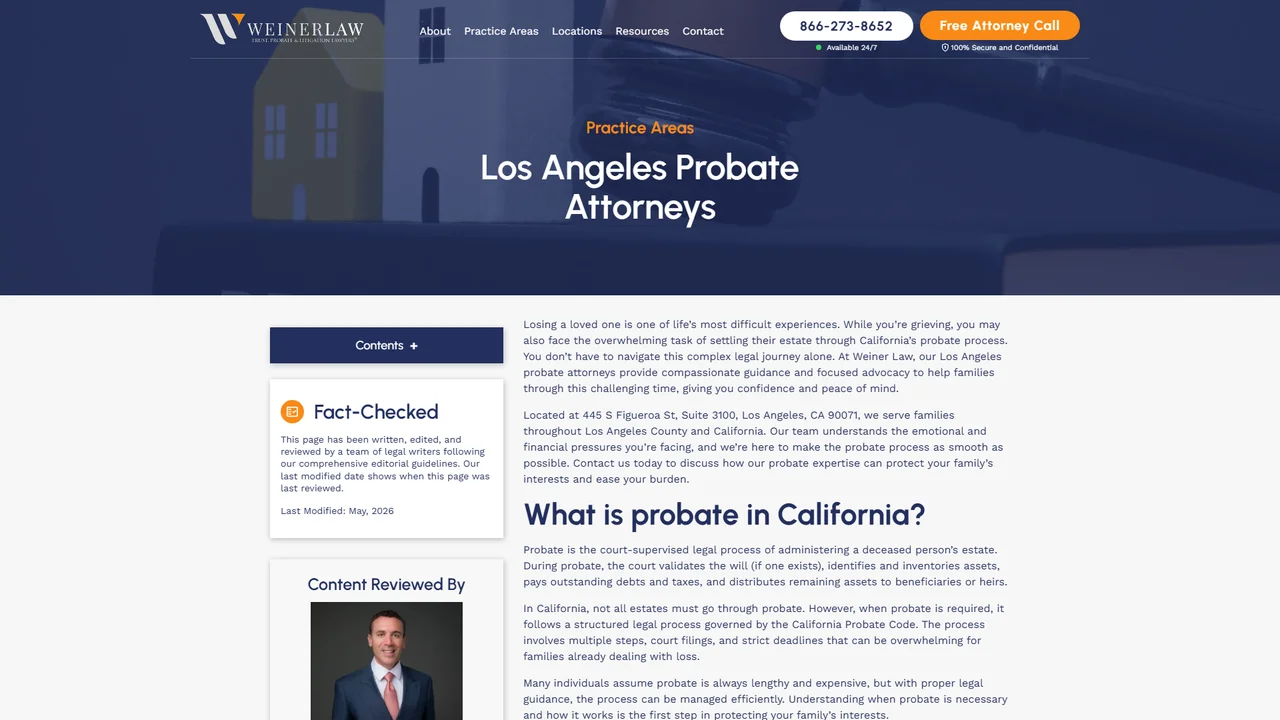 Los Angeles Probate Attorneys - Los Angeles, CA office in Los Angeles, California